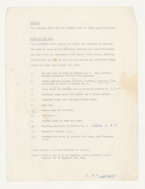 Specifications and details for North Shore Neighbourhood House Playground, Vancouver, British Columbia