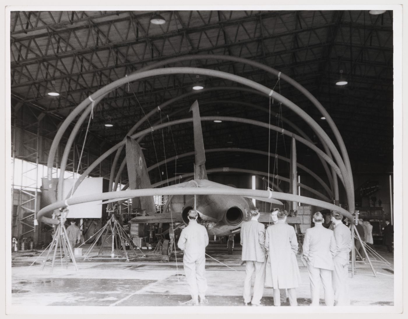 Lightweight Enclosures Unit: Photograph from Cedric Price and Frank Newby's collection of promotional and documentary photographs of pneumatic structures and components