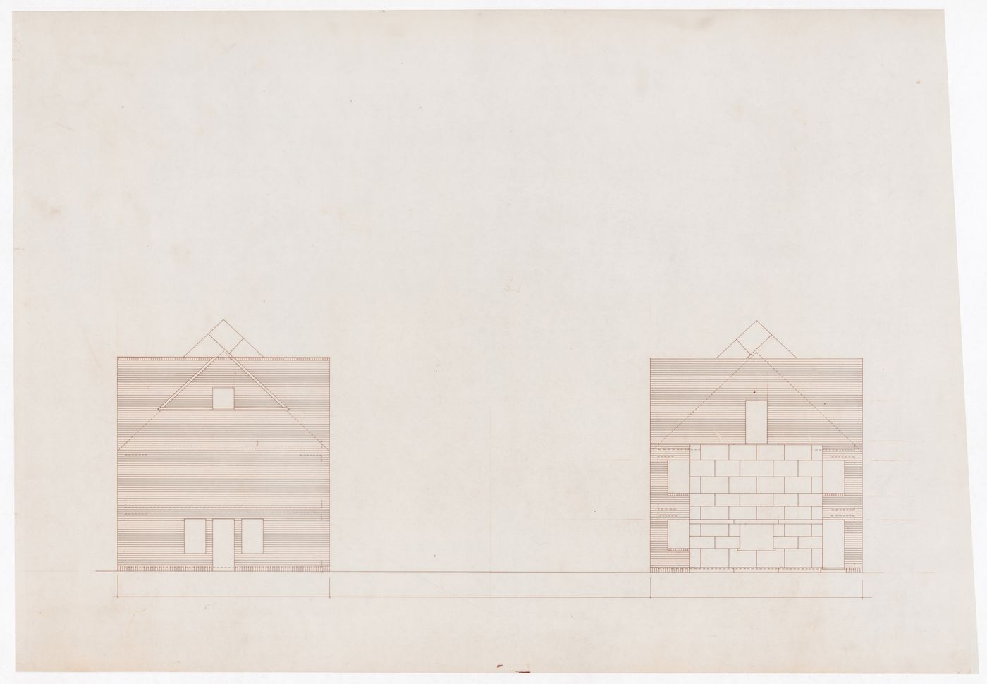 Elevations for Plano de Doedijnstraat, The Hague, the Netherlands