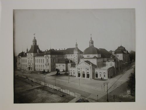 View of the Hochschule für bildend Künste [University of Art] [?] and the Hochschule für Musik [University of Music] [?], corner of Hardenbergstraße and Fasanenstraße, Charlottenburg, Berlin, Germany