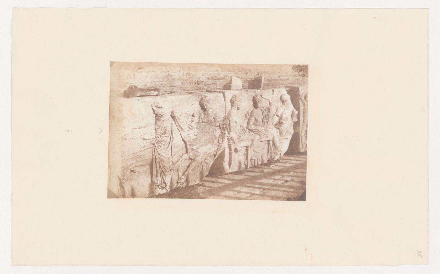 The Parthenon - fallen marbles recently found there
