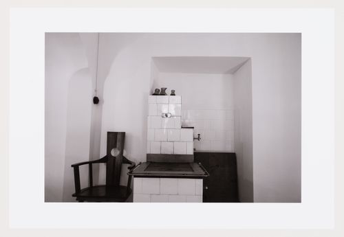 Detail of kitchen, Plecnik house, Ljubljana, Slovenia