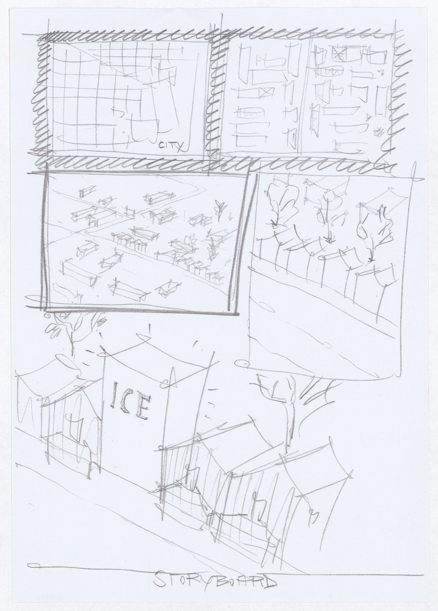 Sketches for Ice House II