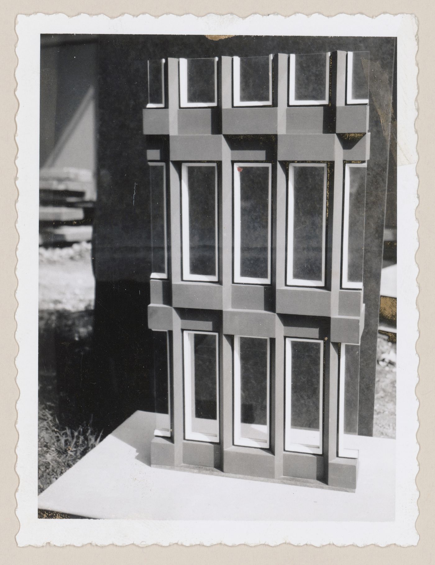 View of model element for United States Embassy, Oslo, Norway
