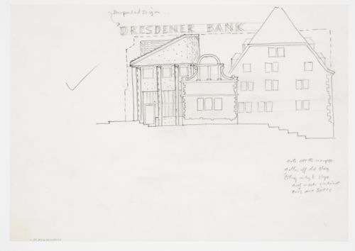 Dresdner Bank, Marburg, Germany: elevation