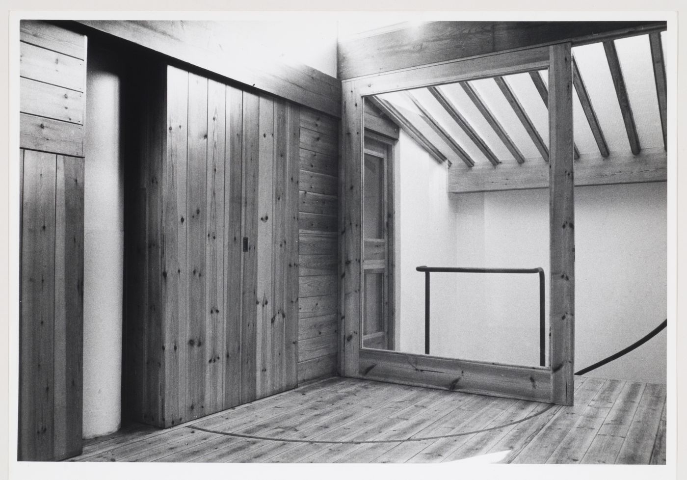 Interior view of upstairs landing area, House conversion in Kensington, London