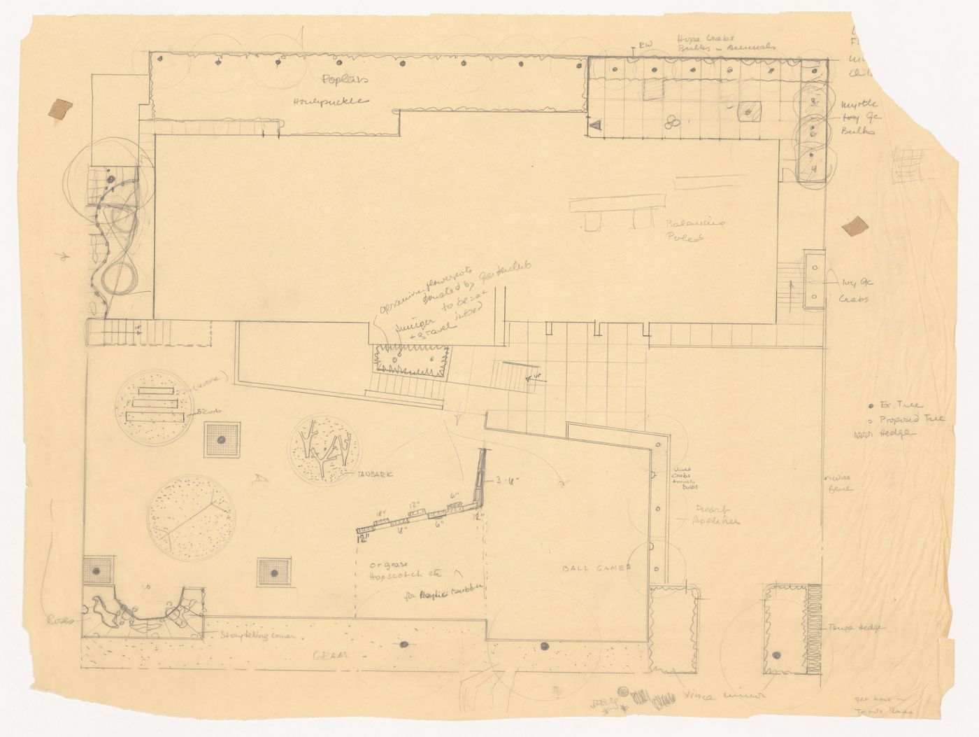 Plan for Earl's Court Children's Home, St. Clair Gardens, Vancouver, British Columbia