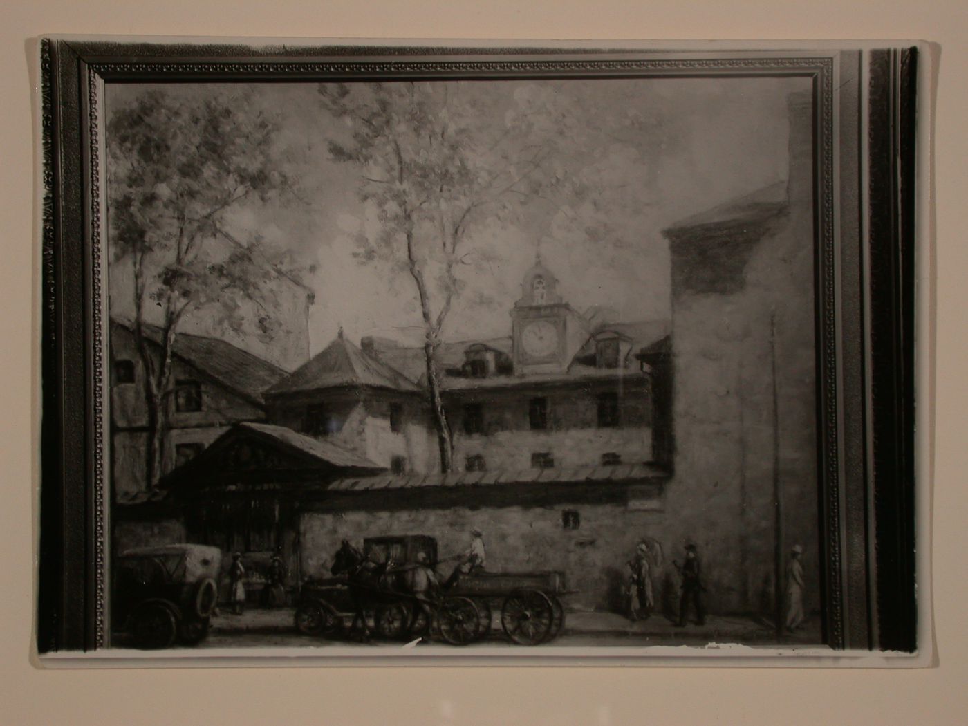 Photograph of a painting of the Vieux Séminaire