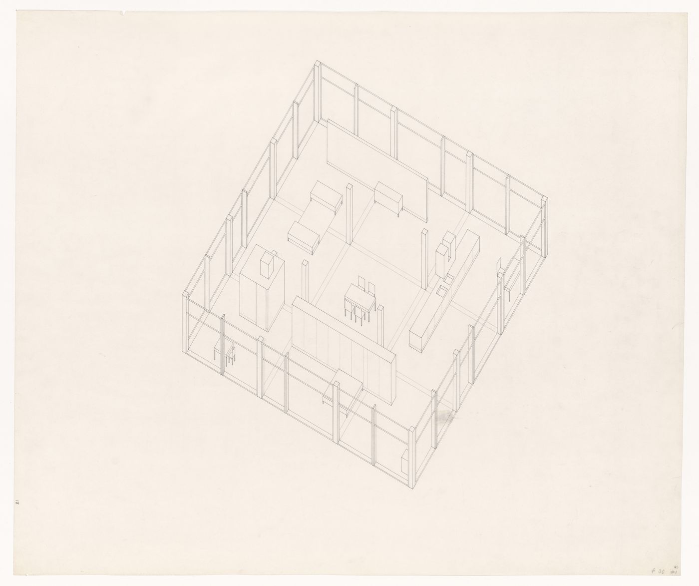 Axonometric for Texas House 5