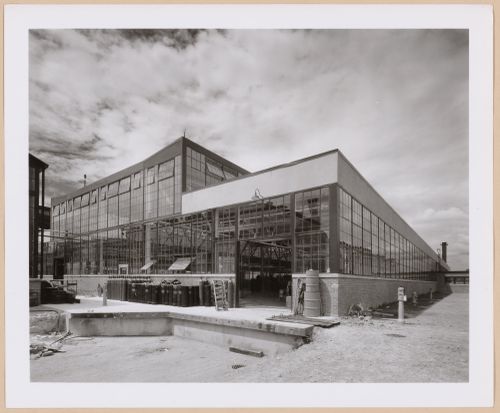 View of the principal and lateral façades of the Assembly Building, Aviation Manufacturing Corporation Stinson Aircraft division Manufacturing Plant, Nashville, Tennessee