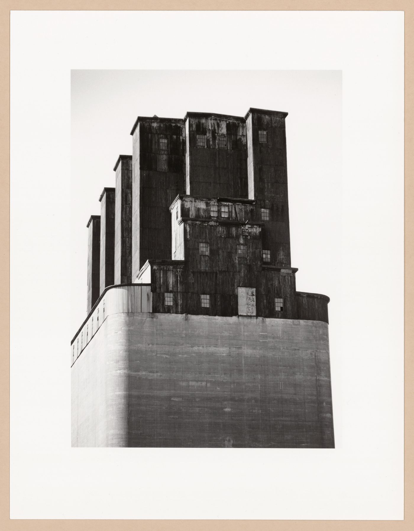 Harbourfront grain elevator, St. John, New Brunswick, from the series The Forms of Canadian Industrial Architecture