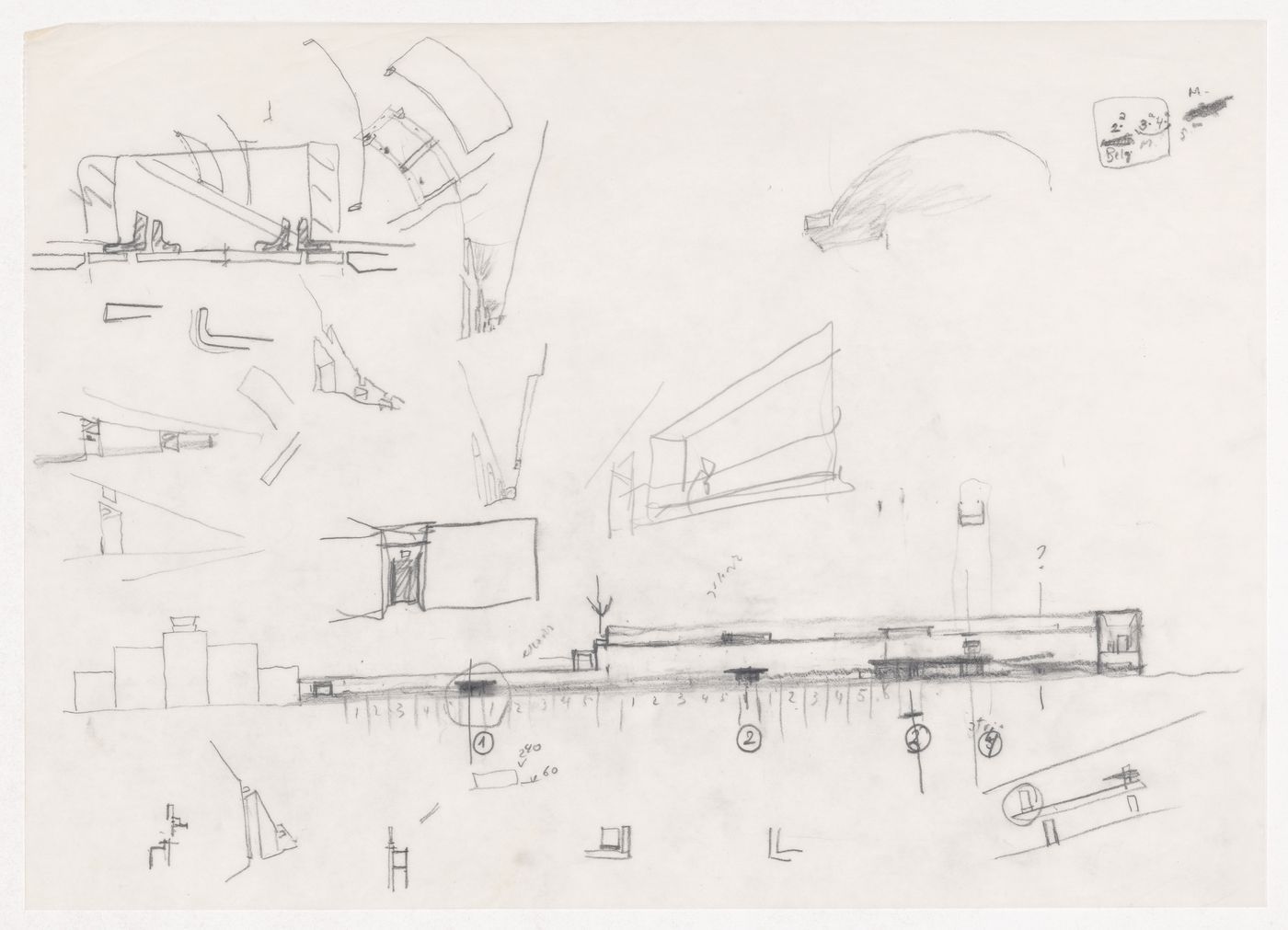 Sketch details for Reitoria da Universidade de Alicante, Alicante, Spain