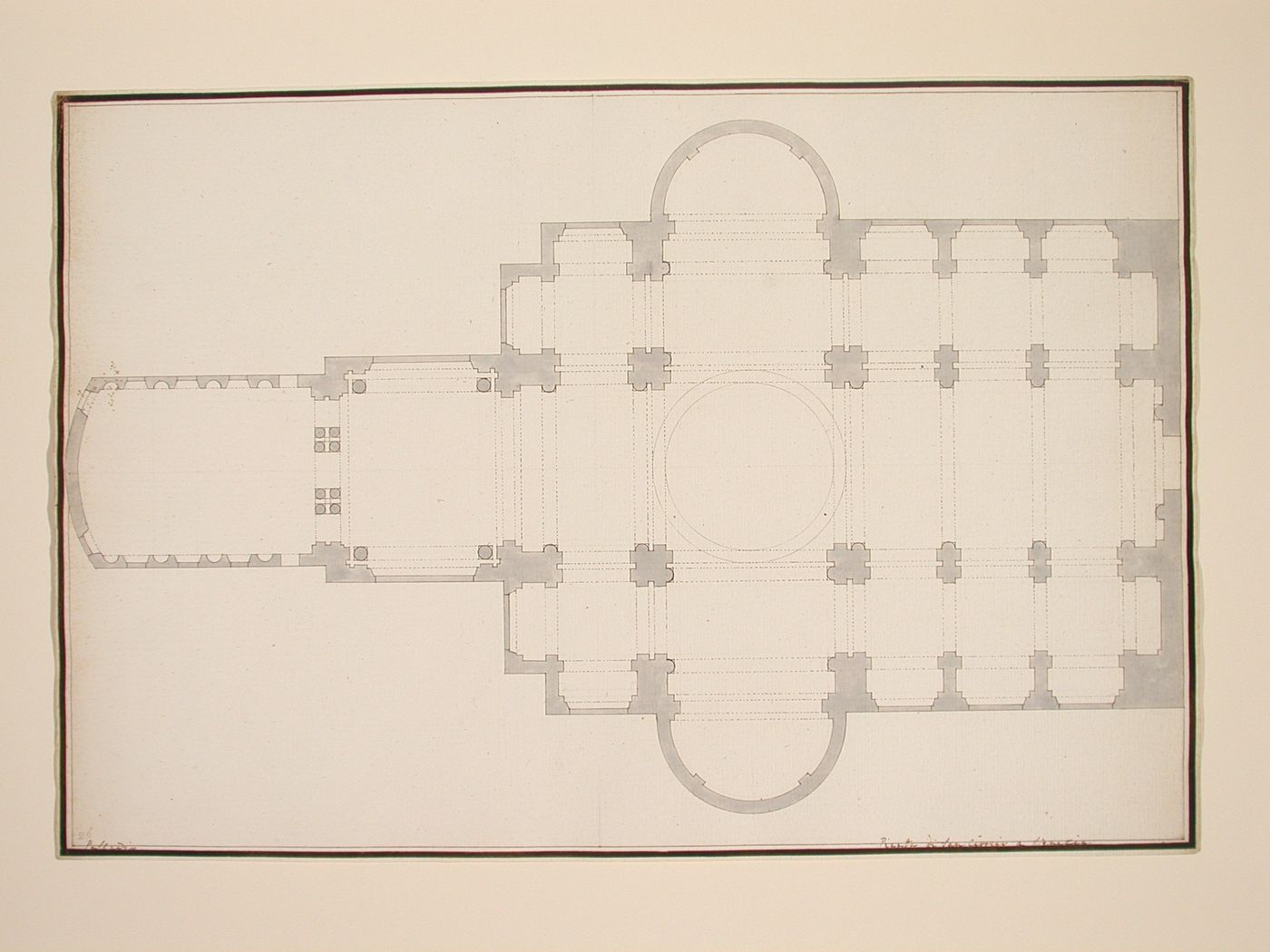 Ground plan of San Giorgio Maggiore, Venice