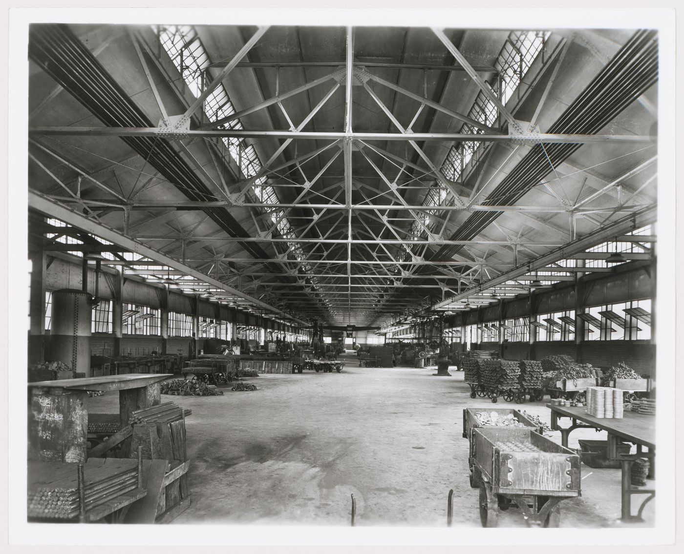 Interior of the Ford Motor Company, Highland Park Plant,  Highland Park, Michigan