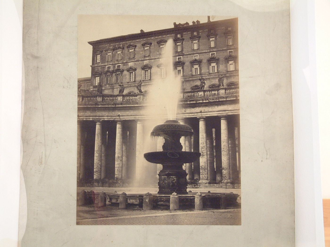 Fountain of the Vatican; Piazza of St.Peter's 212.