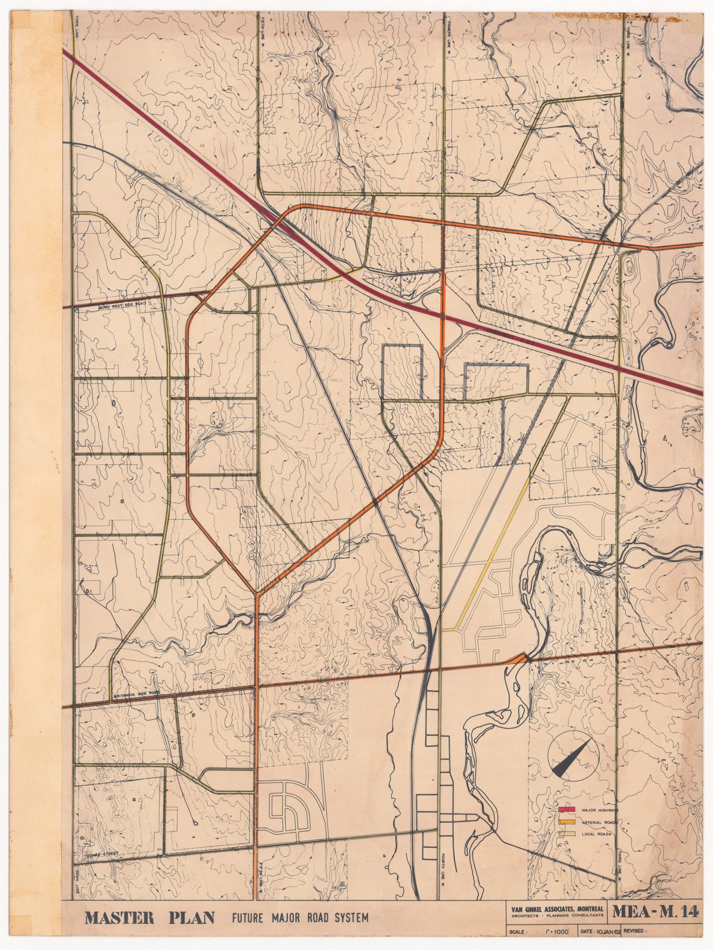 Presentation site plans for Meadowvale, Mississauga, Ontario, Canada