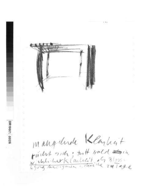 Sketch perspective for the E,D,E,N, Pavilion, Rheinfelden, Switzerland