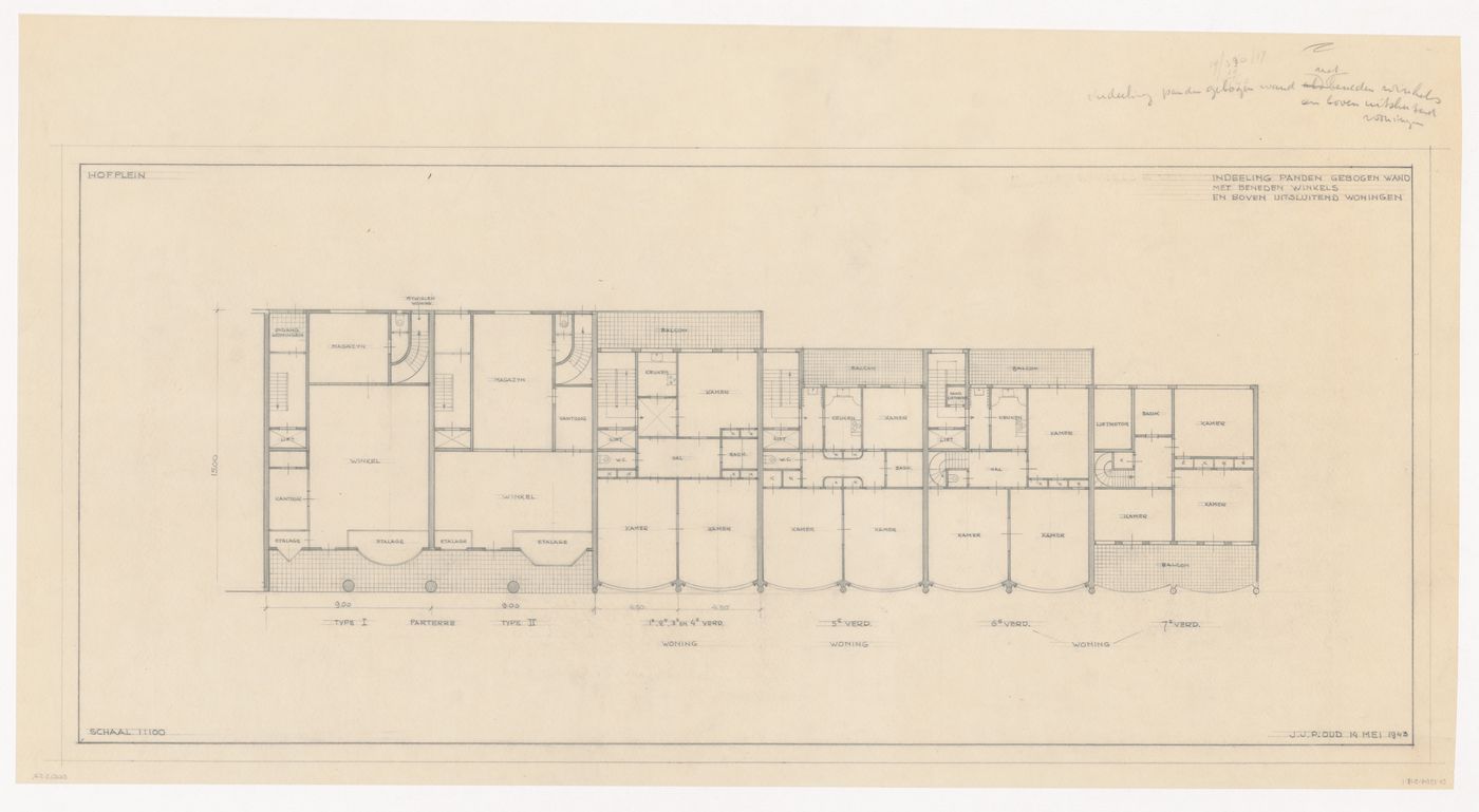 Plan for a mixed-use development for the reconstruction of the Hofplein (city centre), Rotterdam, Netherlands