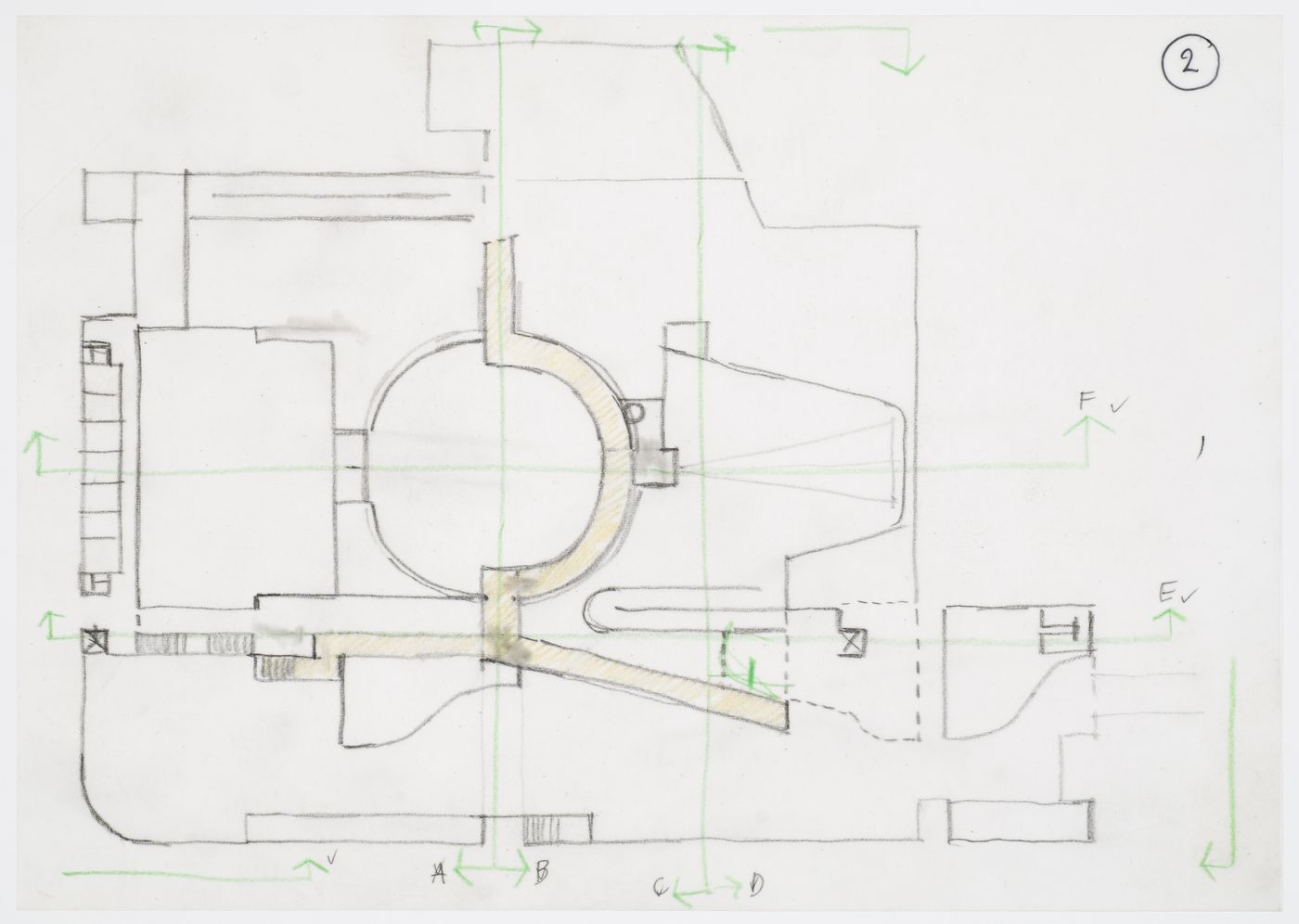 Staatsgalerie, Stuttgart, Germany: Sketch plan