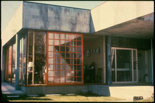 Slide of exterior view of Casa Manuel Magalhães, Porto
