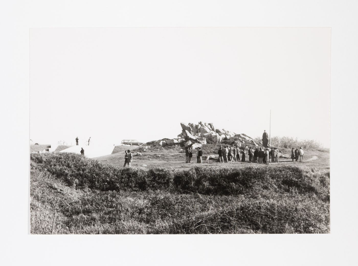 Photograph of project site for Monument to the poet António Nobre, Leça da Palmeira, Matosinhos, Portugal