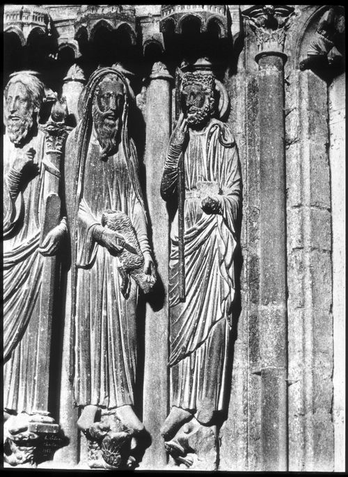 Plate from portfolio ''Details of Chartres Cathedral''