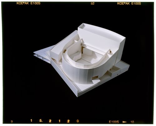 View of model for Centro Cultural Manzana del Revellin, Ceuta, Spain