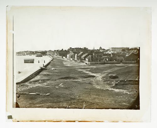View of St. Augustine seawall, Florida, United States of America