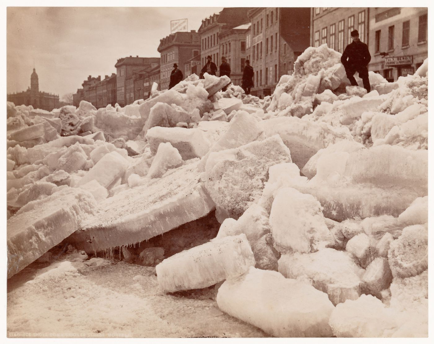 1146. Ice Shove, Commissioner Street, Montréal