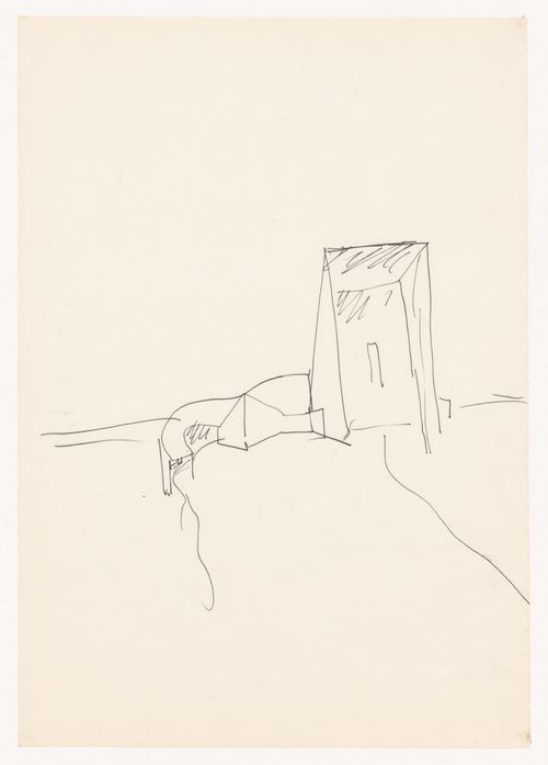 Sketch perspective for Exposição Visiones para Madrid [Visions for Madrid exhibition], Madrid, Spain