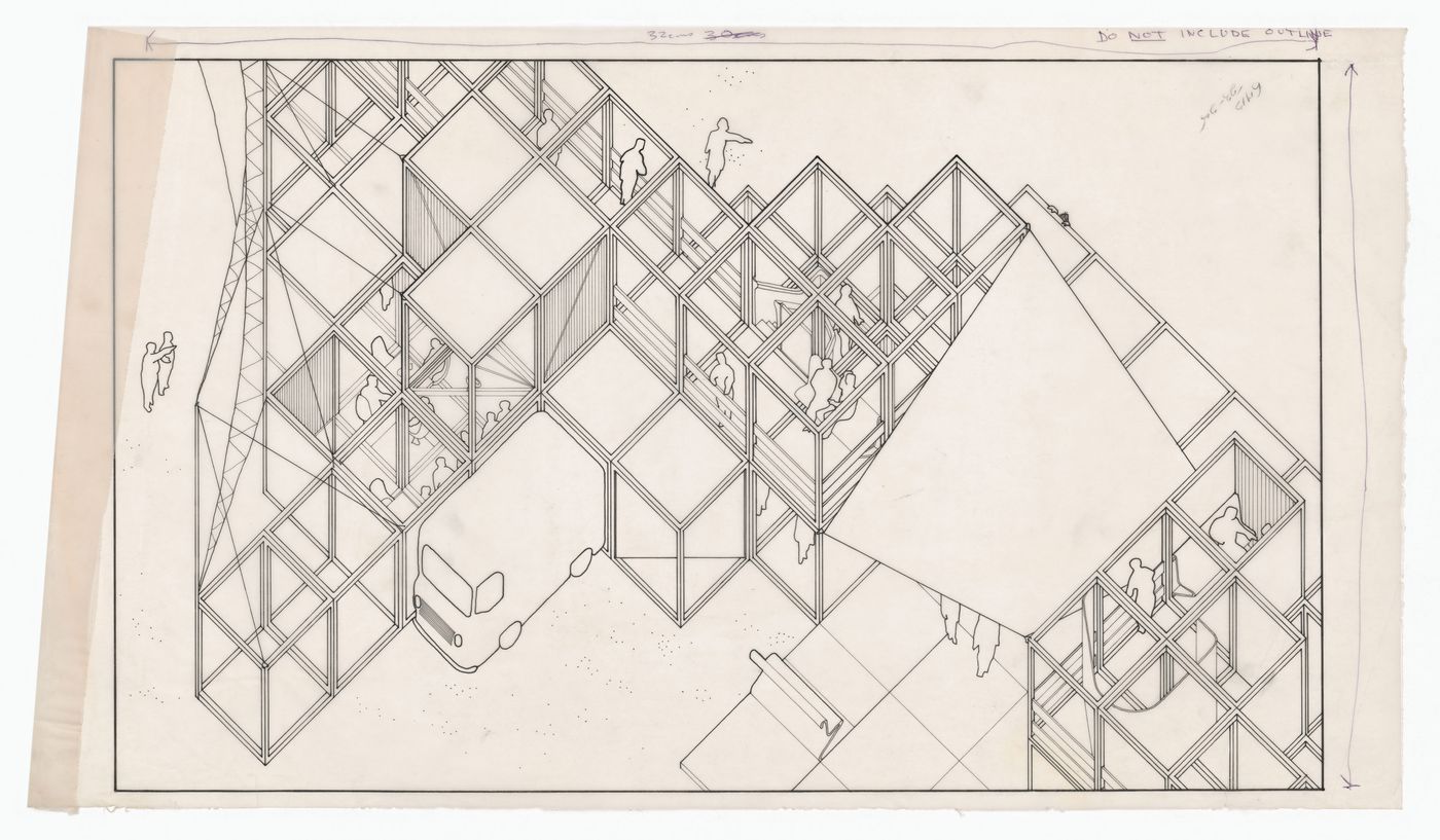 Axonometric for Fun Palace