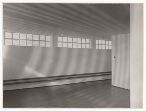 Architectural detail of unidentified modernist building, Germany ?