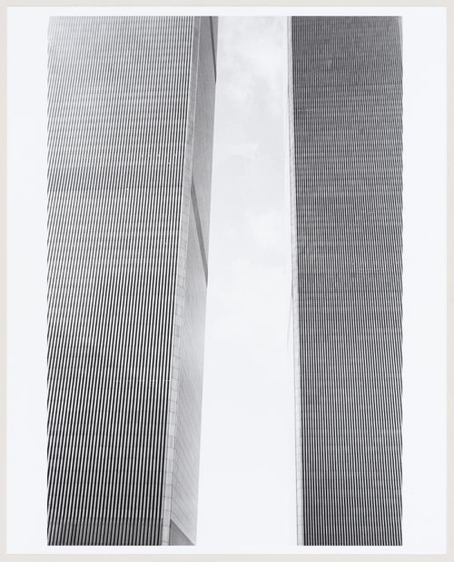 Anarchitecture (View of the Twin Towers of the World Trade Center, New York City, New York)