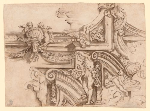 Design for corner of a ceiling