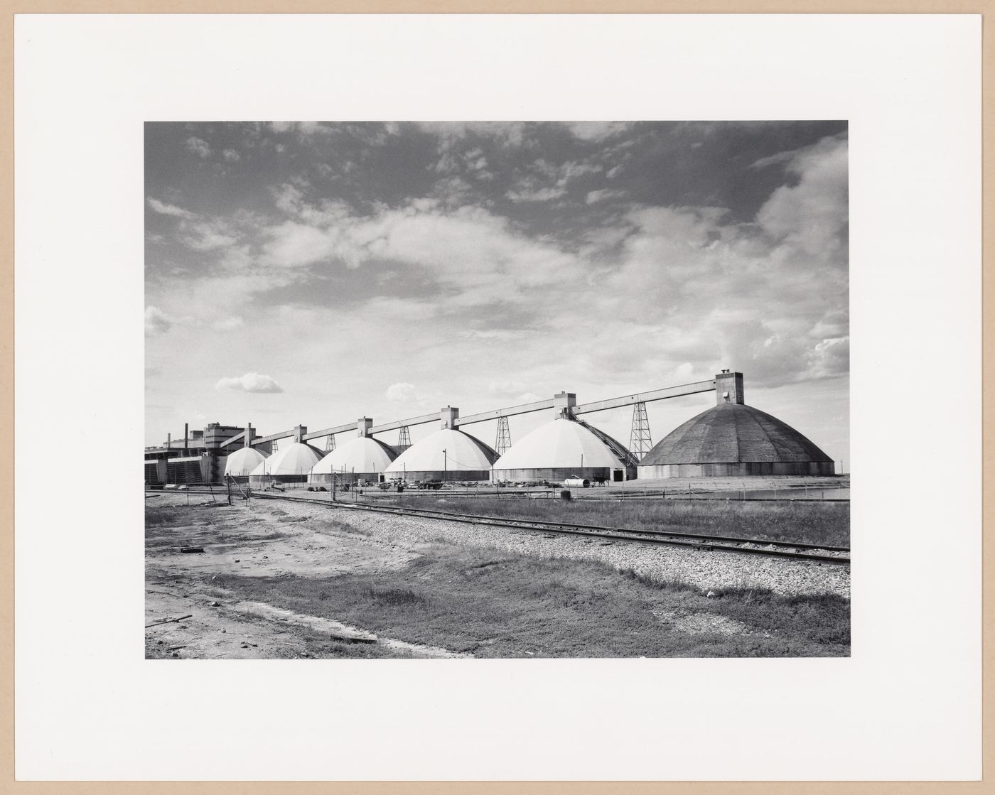Storage silos, Canada Salt Division, Kalium Chemicals, Kalium, Saskatchewan, from the series The Forms of Canadian Industrial Architecture
