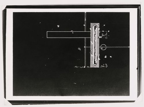 Photograph of a plan for the Tsentrosoyuz (Centrosoiuz) Building competition, Moscow