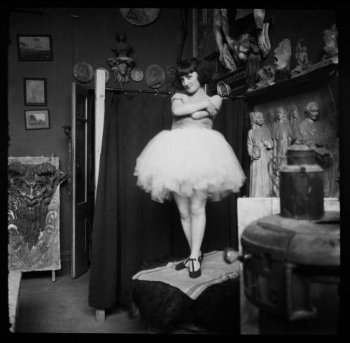 Portrait de Clorinthe Perron en tutu