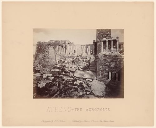 VI Approach to the Propylaea, showing the Parthenon, the Temple of Victory, the Propylaea and the Pedestal of the Statue of Agrippa.