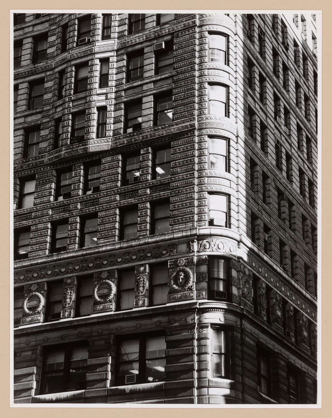 Partial view of the Flatiron Building, New York City, New York