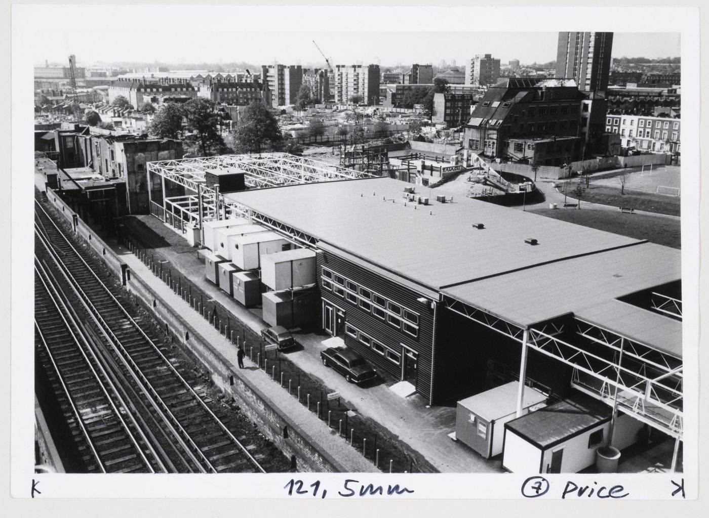 Aerial view of Inter-Action Centre, London, England