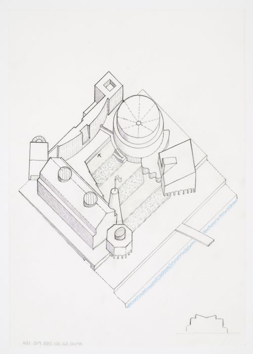 Bibliothèque de France, Paris, France: axonometric