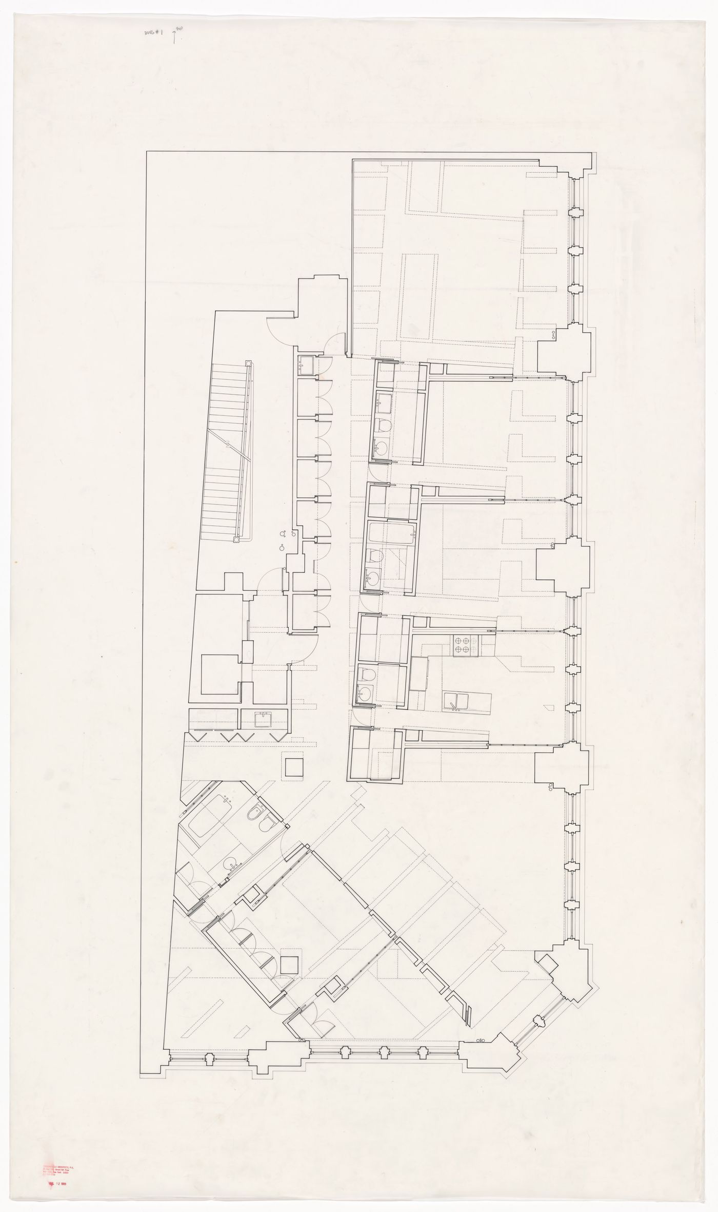 Plan for Fuller Toms Loft, New York, USA