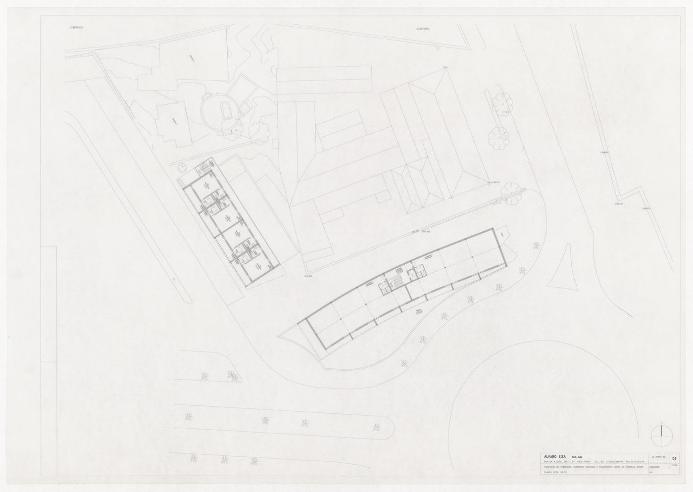 Floor plan for Complexo de Habitação, Comércio e Serviços Horta da Torrinha Rotunda do Raimundo, Evora, Portugal