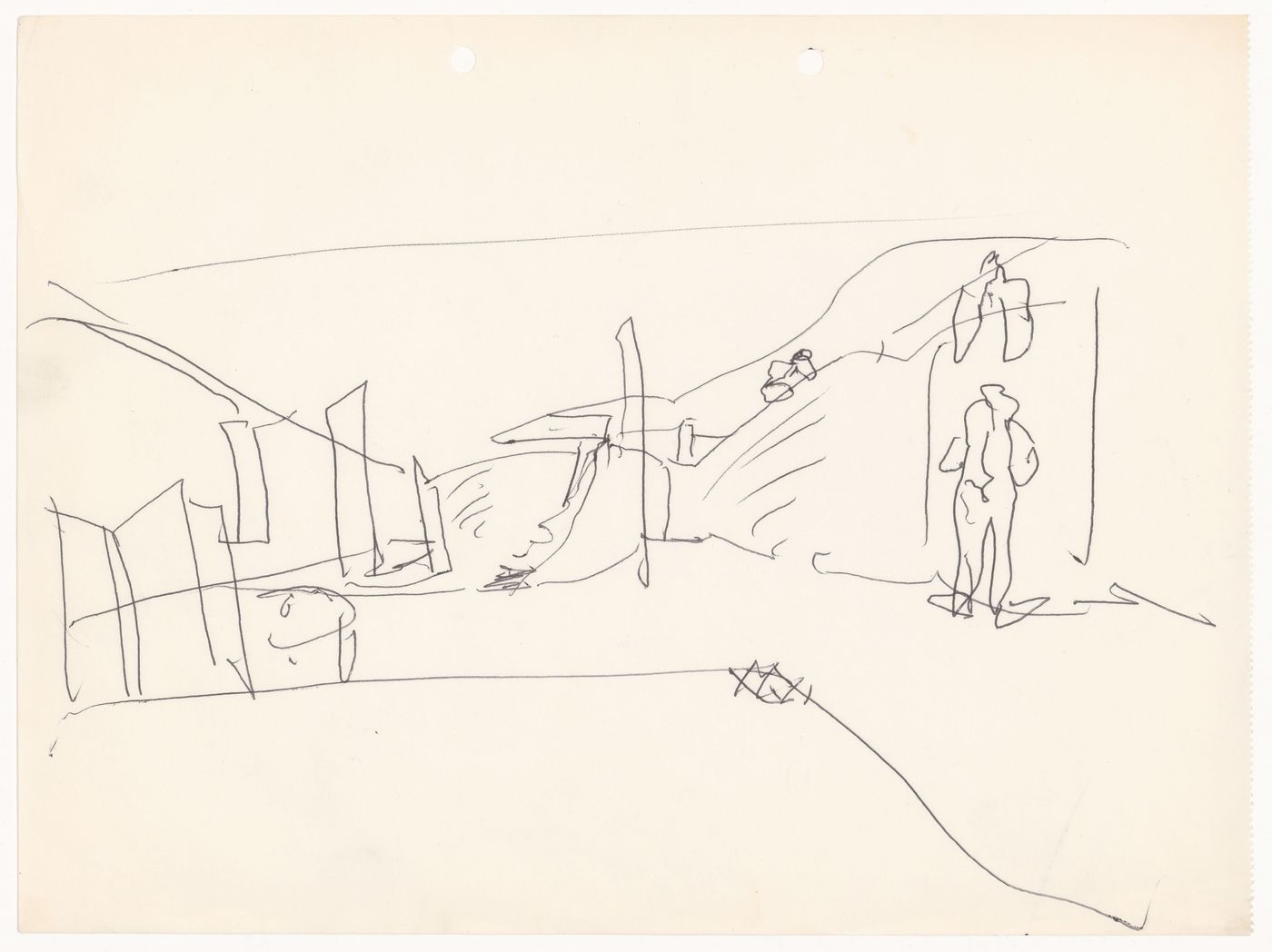 Sketch for Galeria do Antiquário, Campo Alegre, Porto