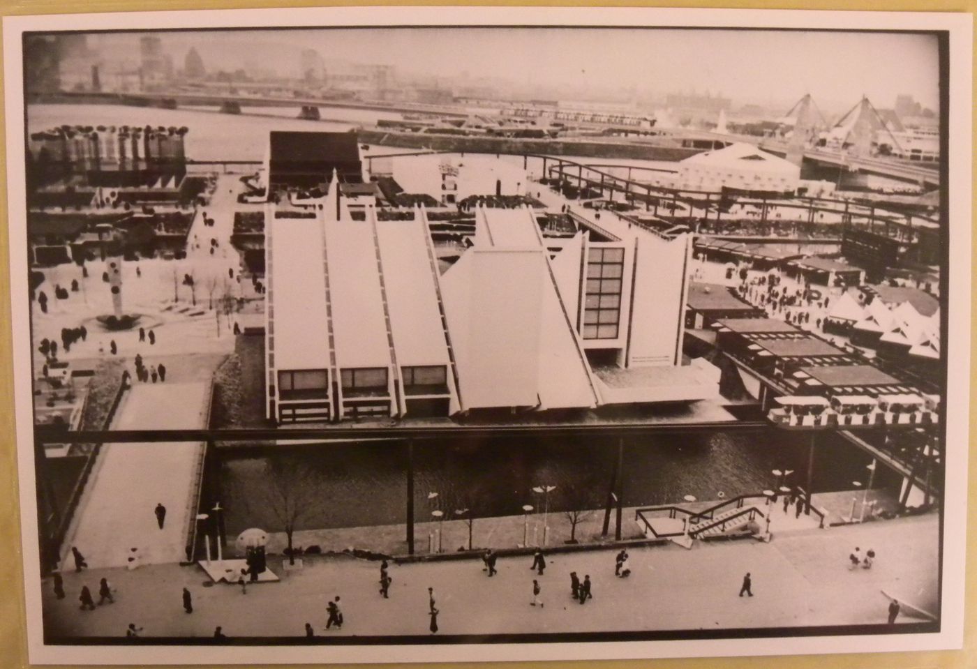 View of the Yugoslav Pavilion, Expo 67, Montréal, Québec