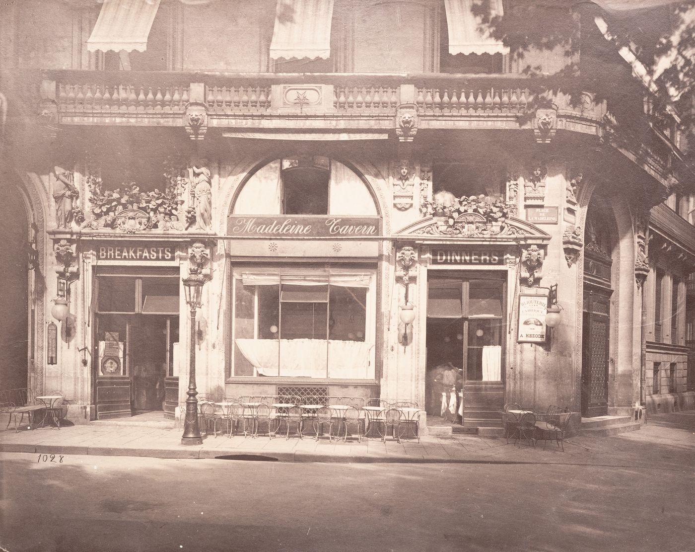 Plate from album ''Buildings, parks and streets of Paris, Versailles and environs, France''