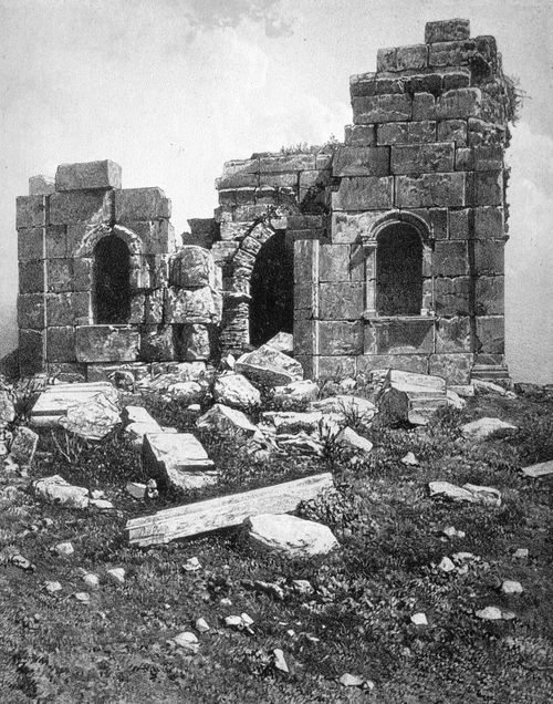 View of an archeological site near the Dead Sea, Israel