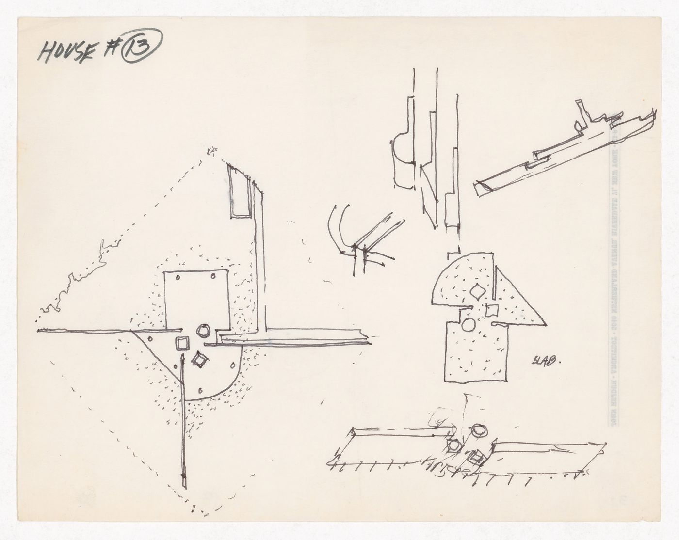 Sketches for 1/4 House C