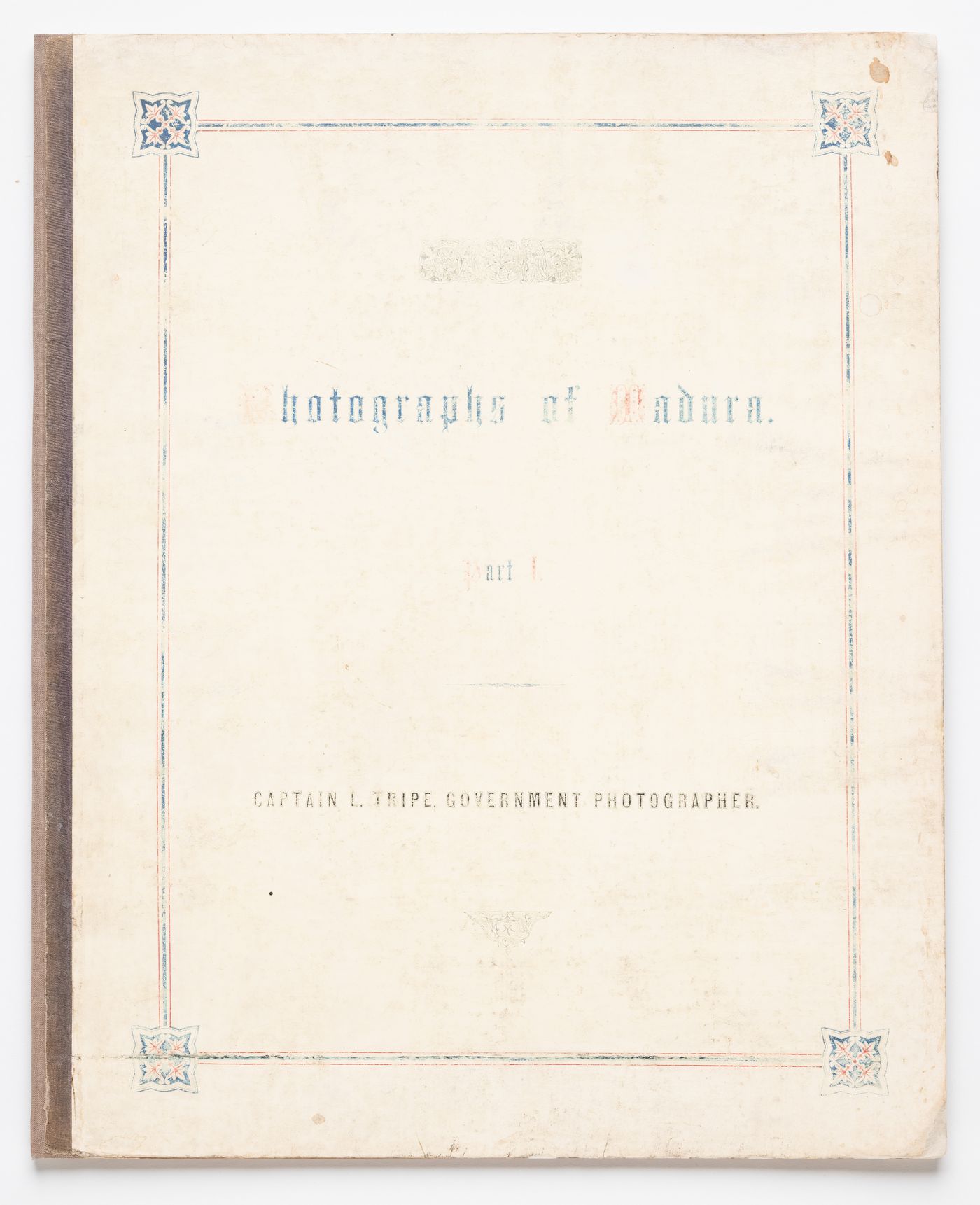 Photographs of Madura. / Part I.