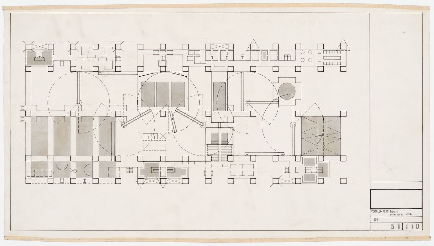 Typical plan for Fun Palace